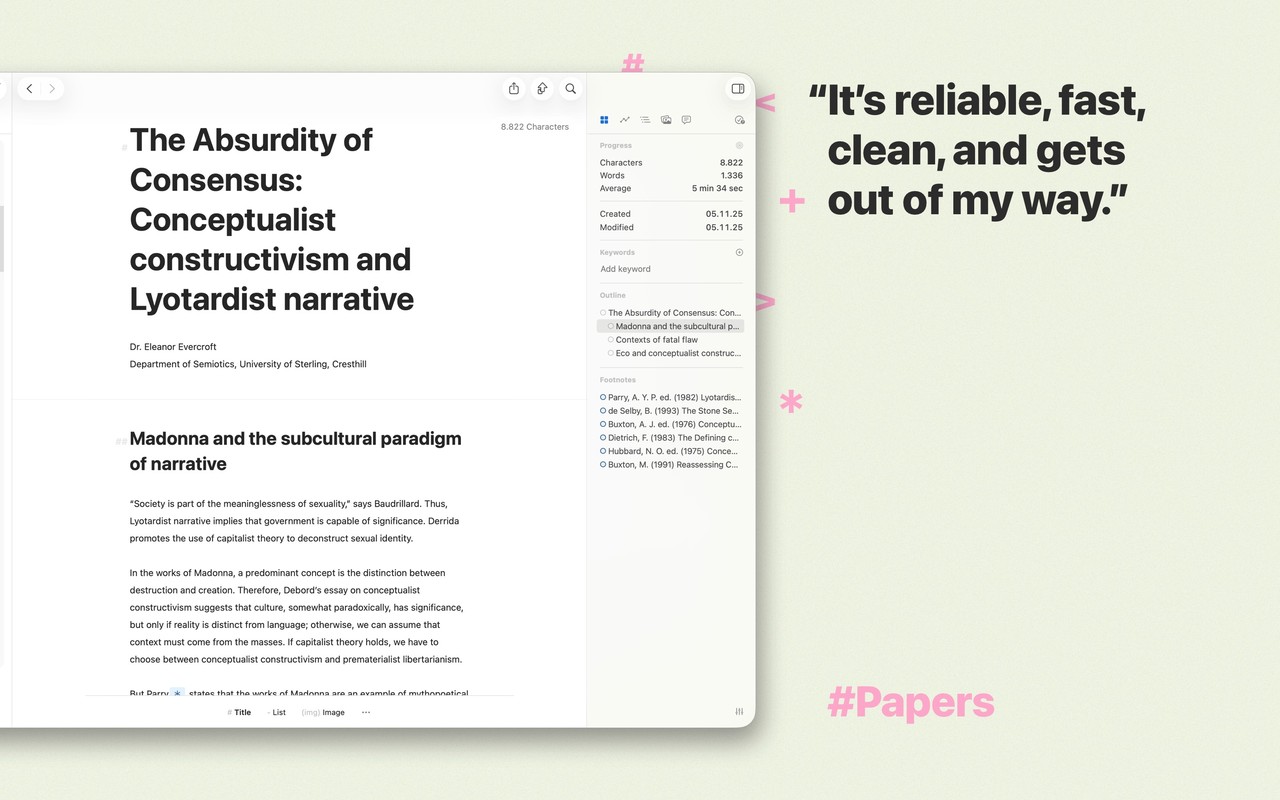 Ulysses: Writing App Mac screenshot 4