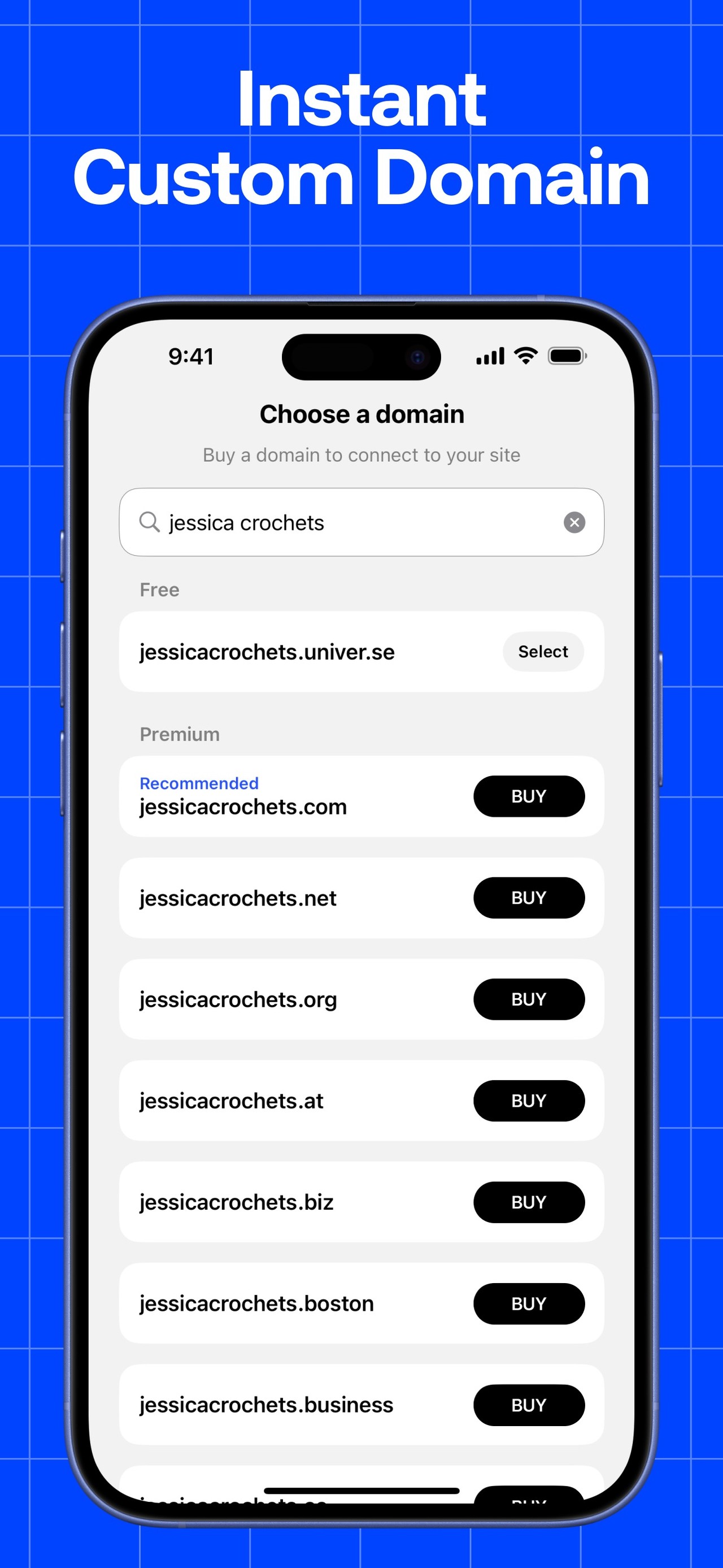 Universe Website Builder iPhone screenshot 4