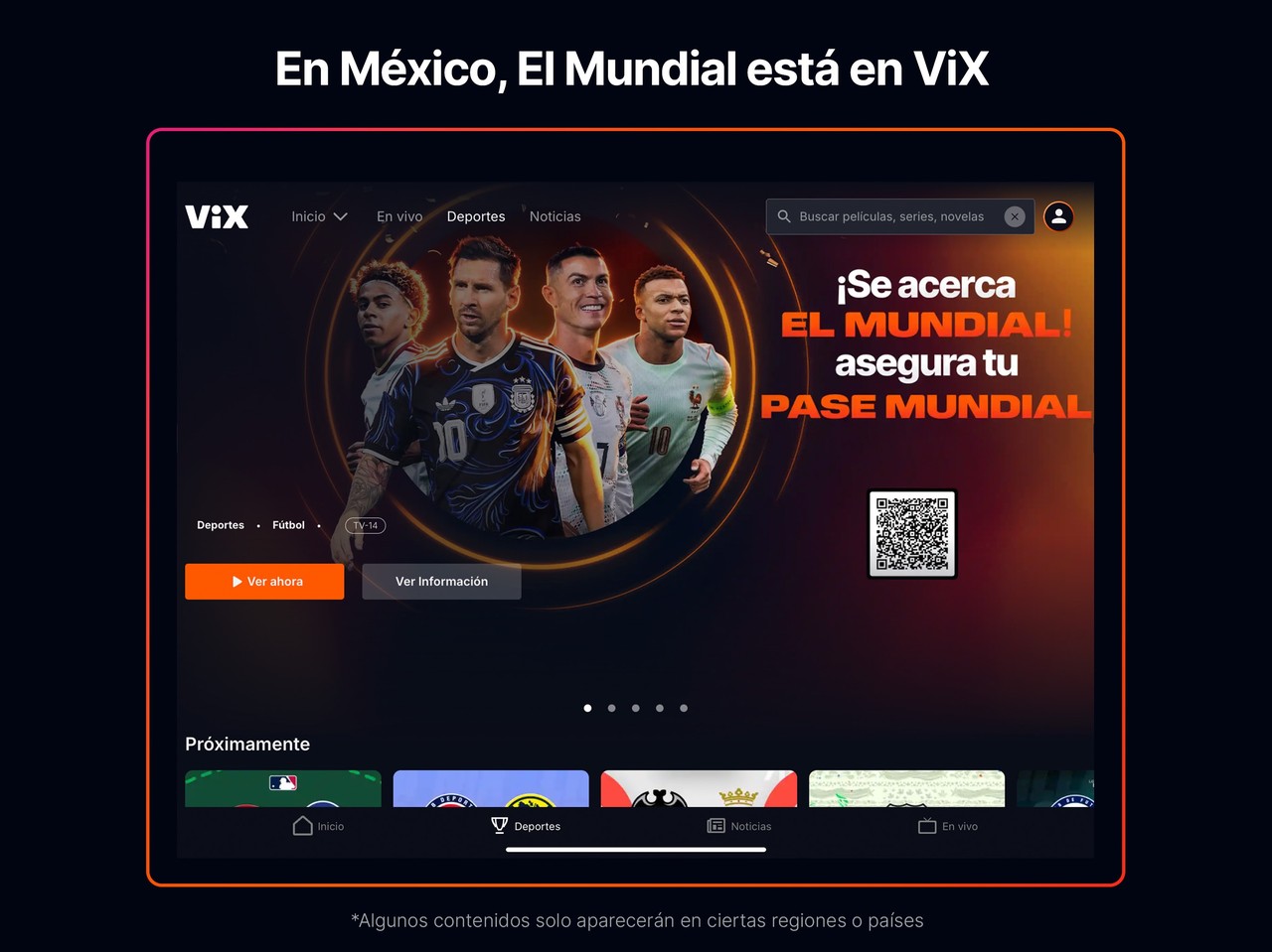 ViX: TV, Sports and News iPad screenshot 2