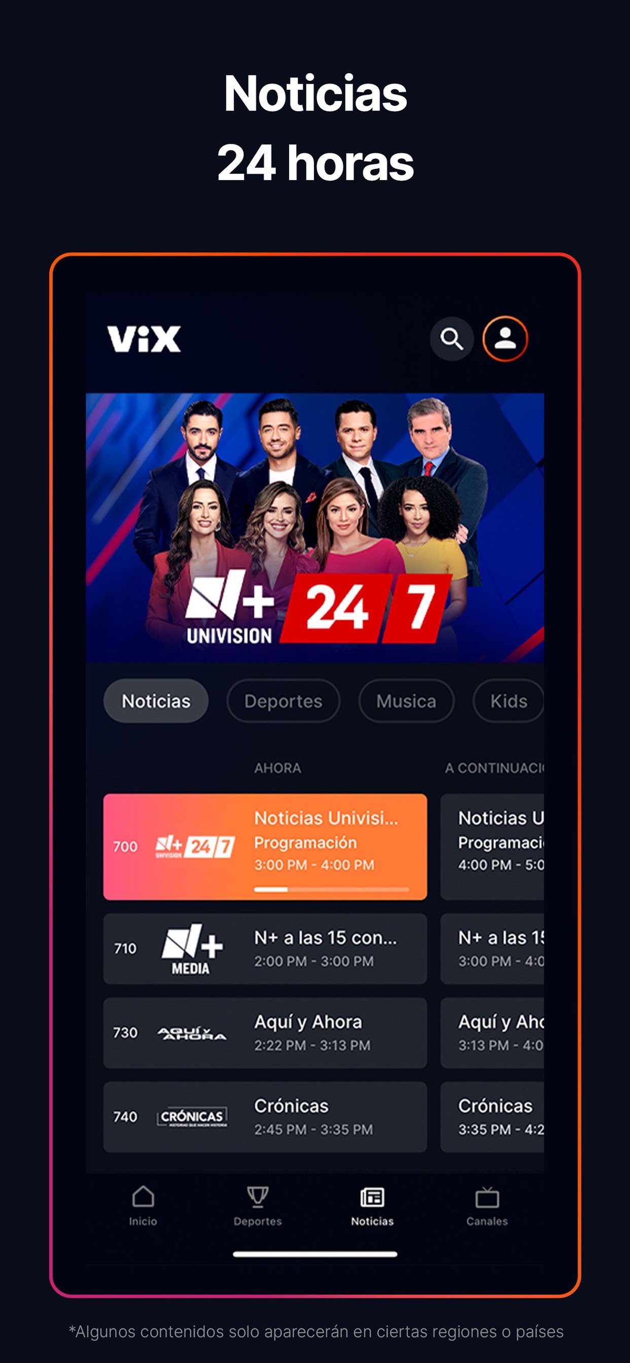 ViX: TV, Sports and News iPhone screenshot 6