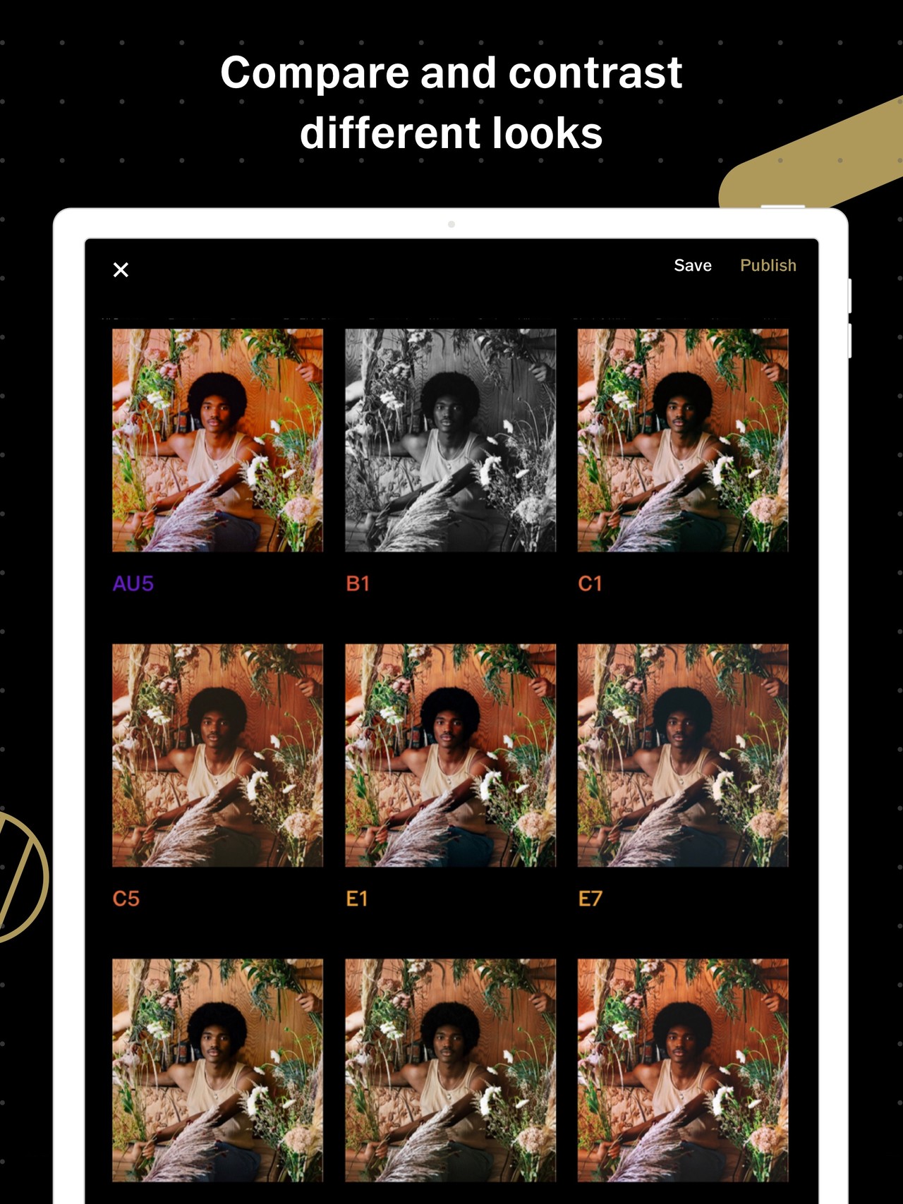 VSCO: Photo & Video Editor iPad screenshot 1