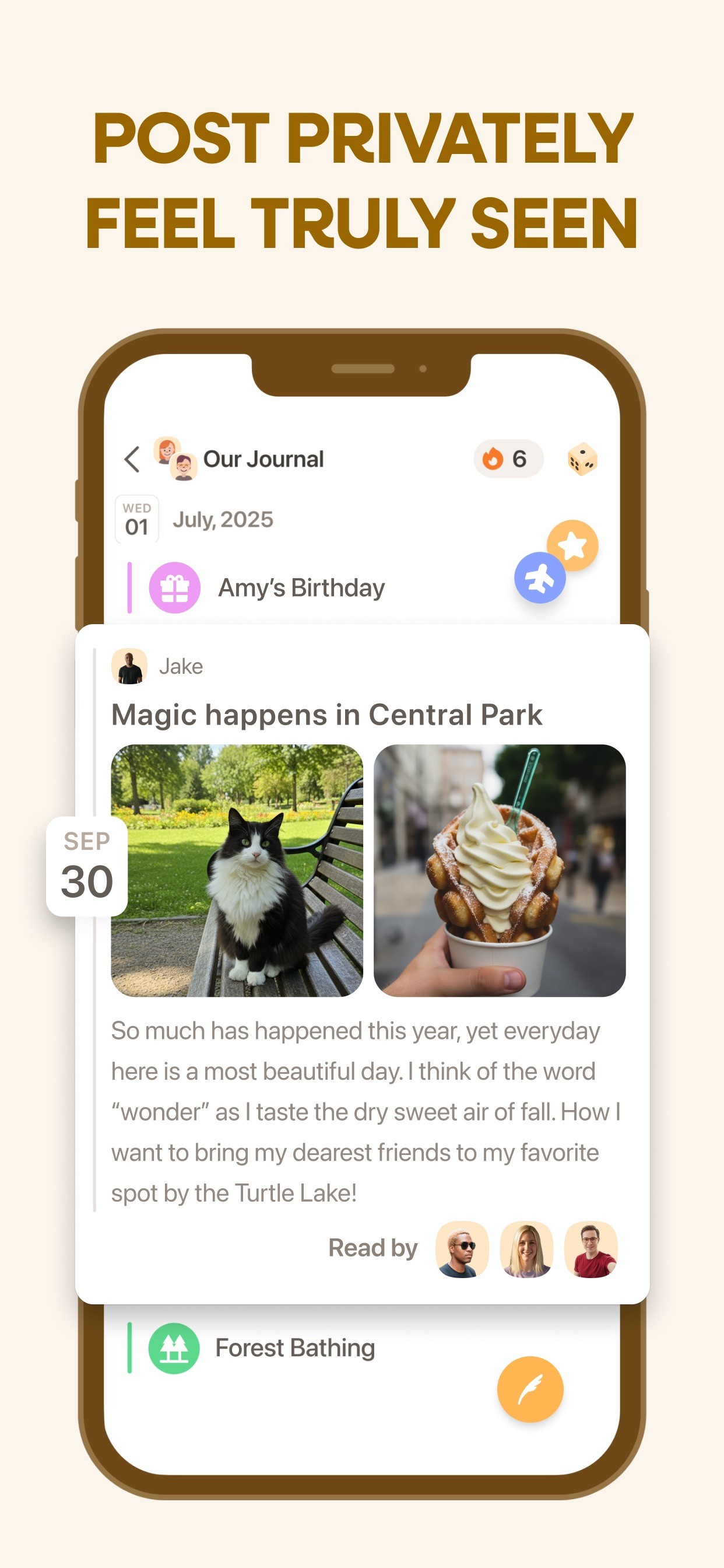 Waffle: Shared Journal iPhone screenshot 4