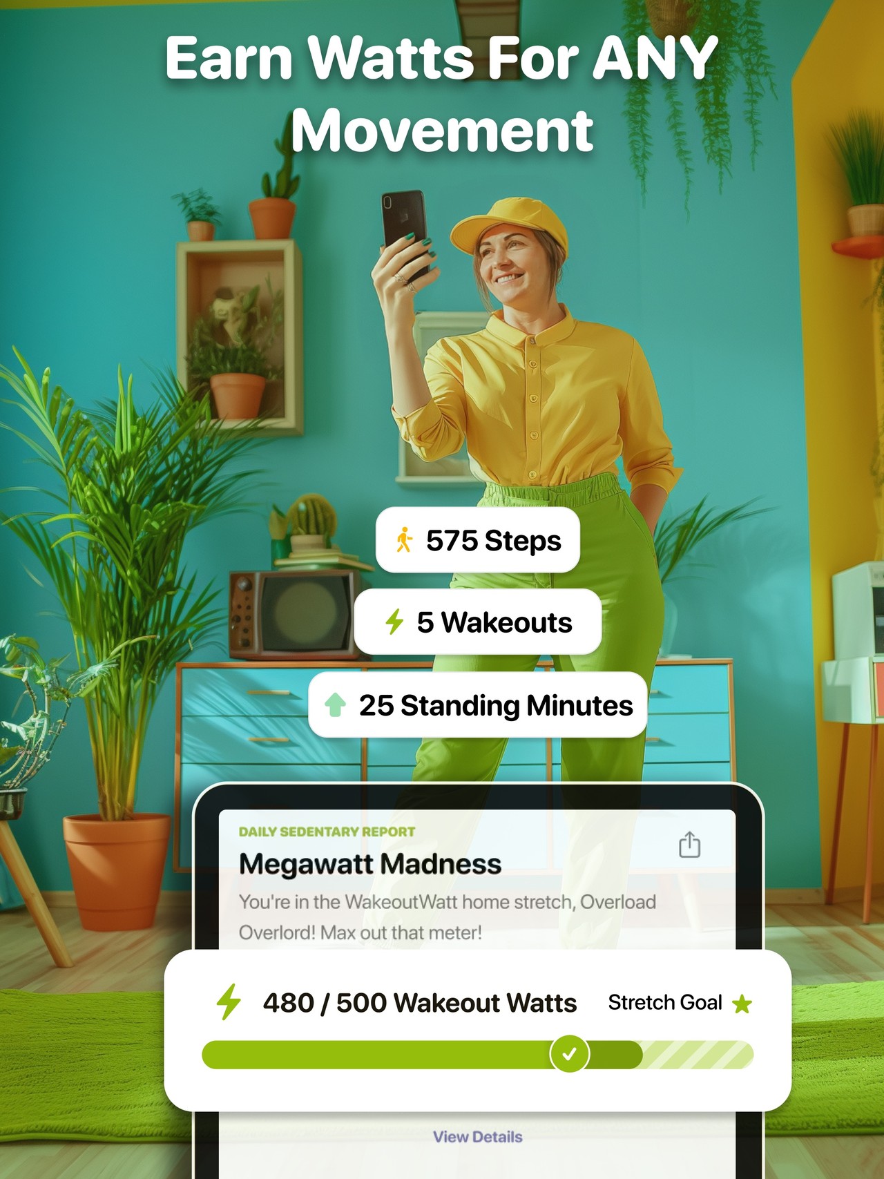 Wakeout! Break the Sit Habit iPad screenshot 4
