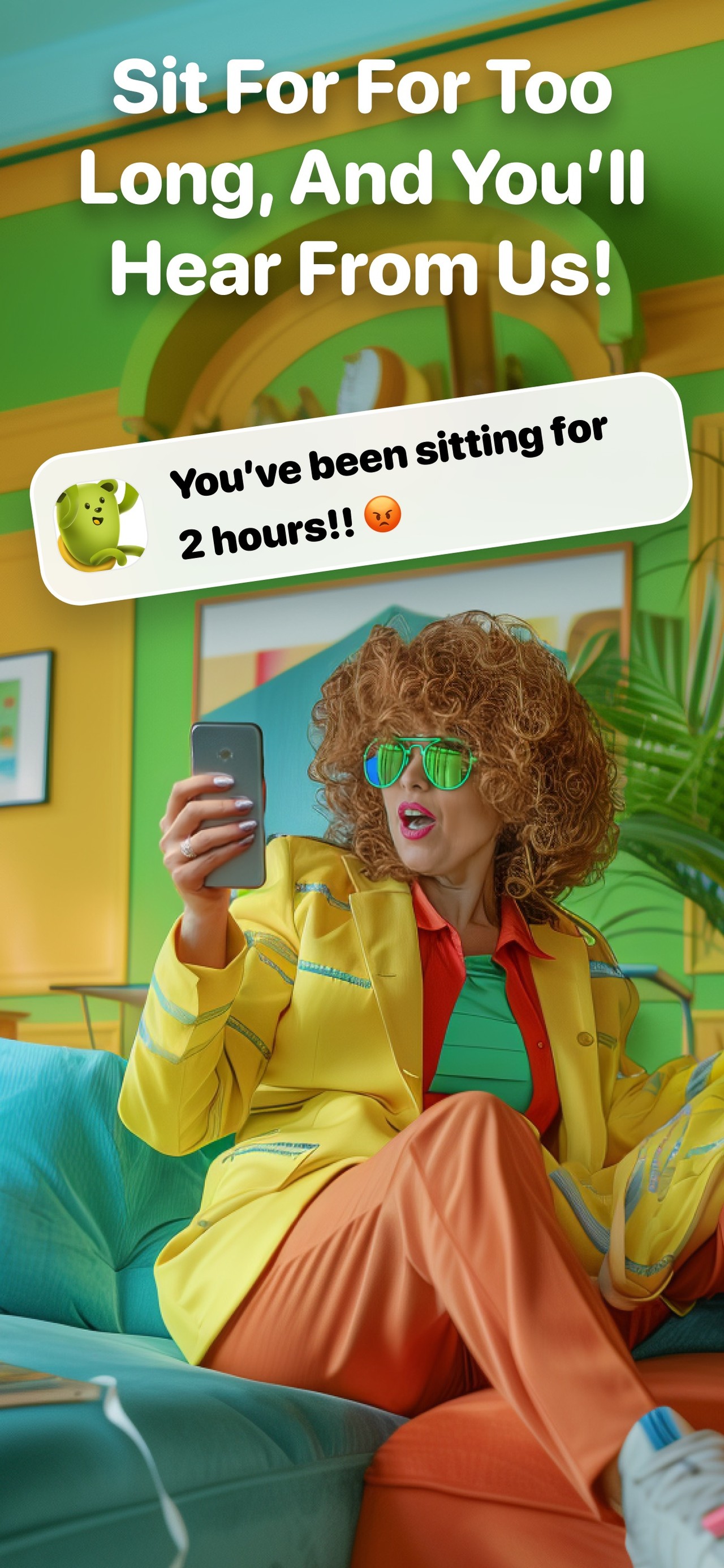 Wakeout! Break the Sit Habit iPhone screenshot 2
