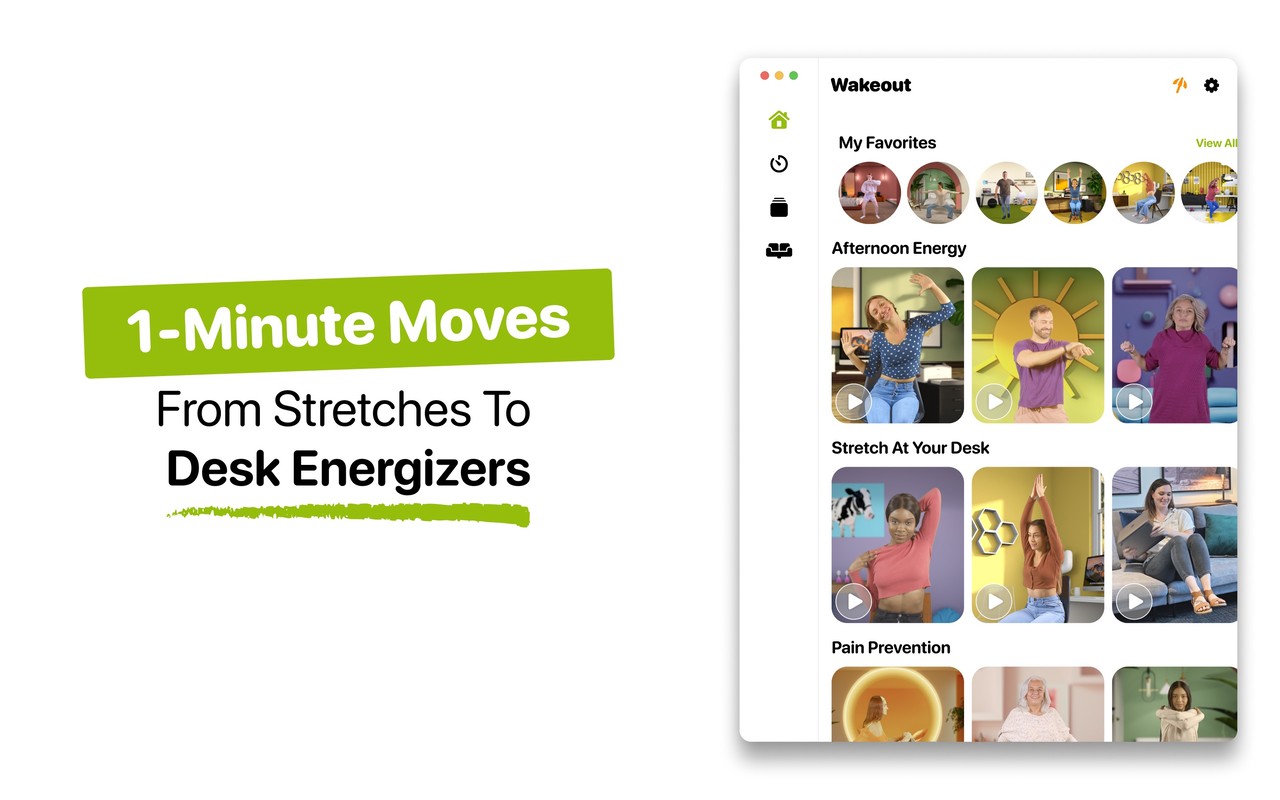 Wakeout! Break the Sit Habit Mac screenshot 3