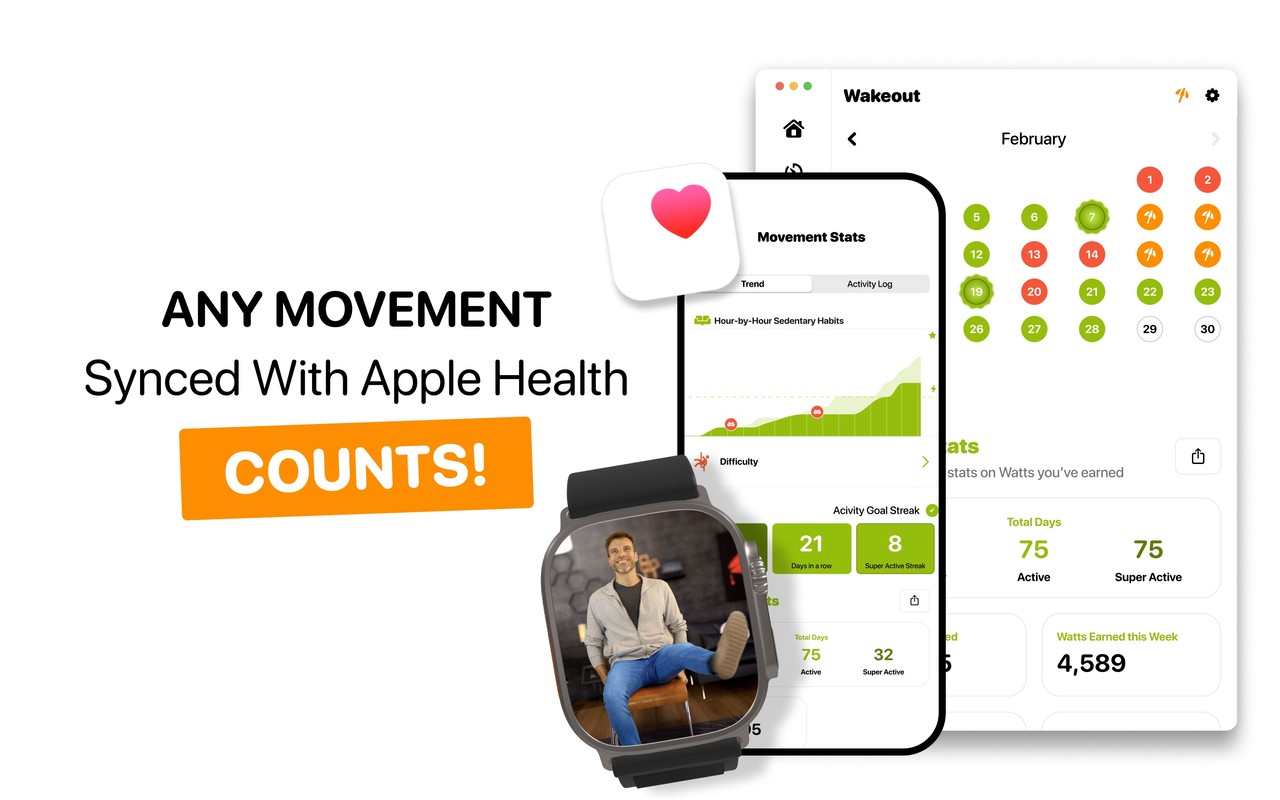 Wakeout! Break the Sit Habit Mac screenshot 4