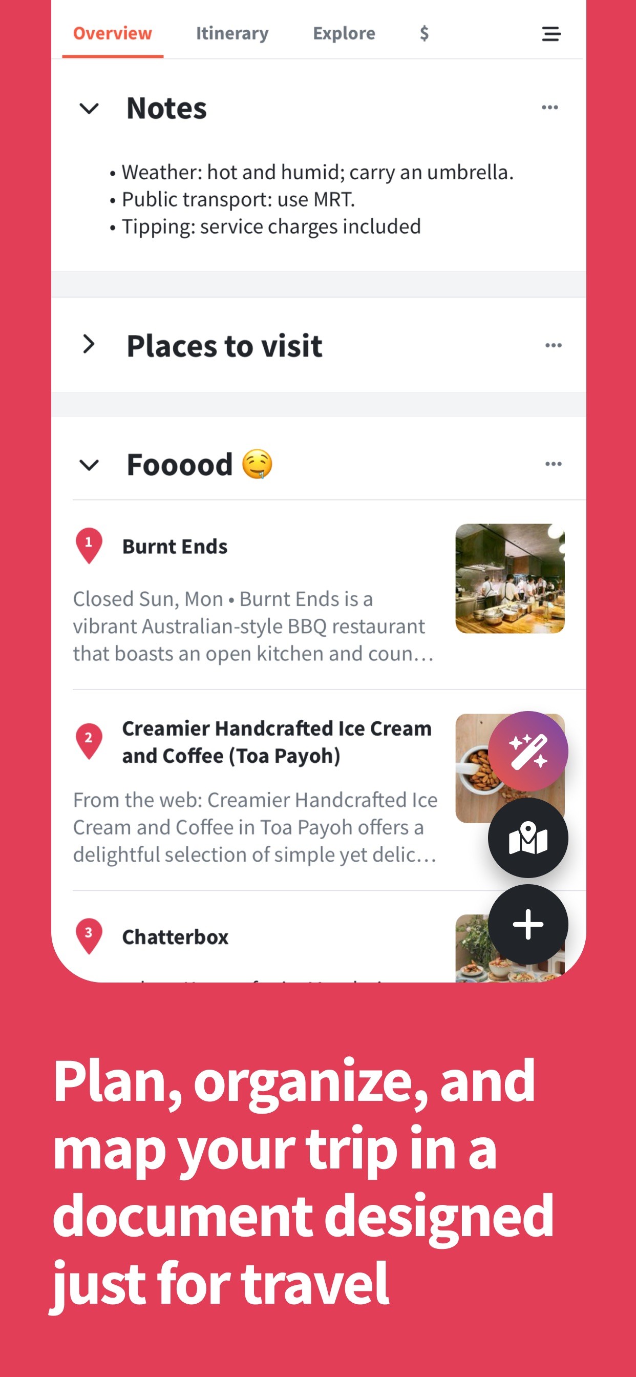 Wanderlog - Travel Planner iPhone screenshot 2