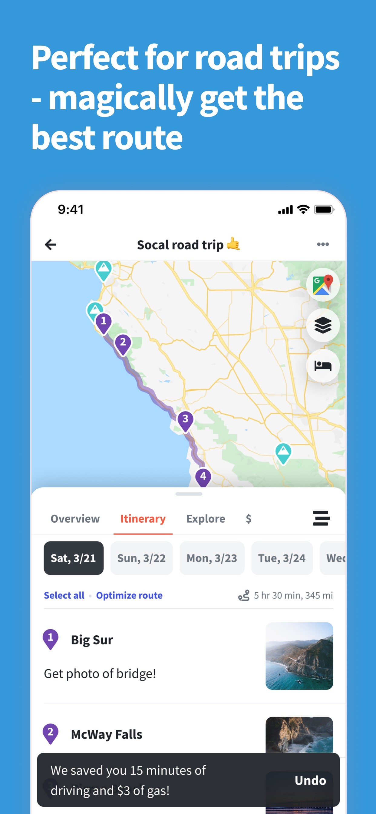 Wanderlog - Travel Planner iPhone screenshot 4