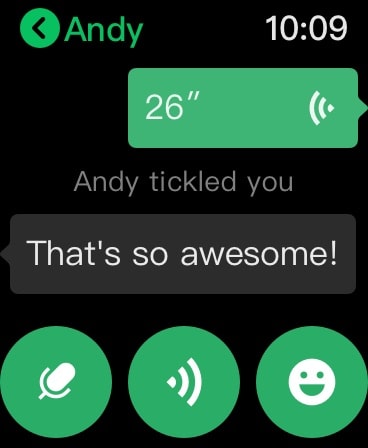 WeChat Apple Watch screenshot 3