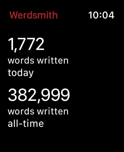 Werdsmith: Writing App Apple Watch screenshot 1
