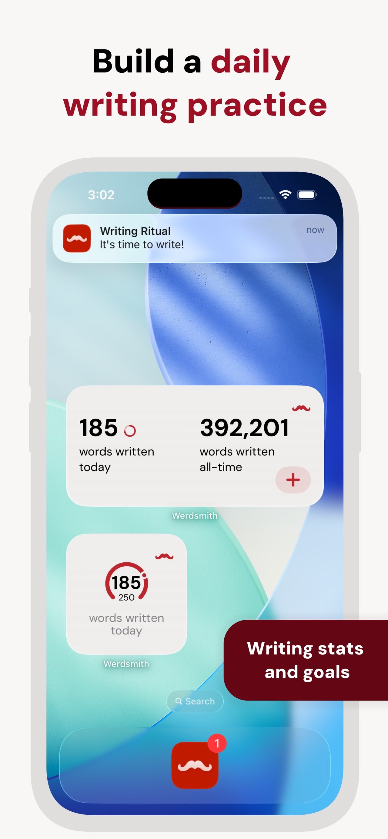 Werdsmith: Writing App iPhone screenshot 4