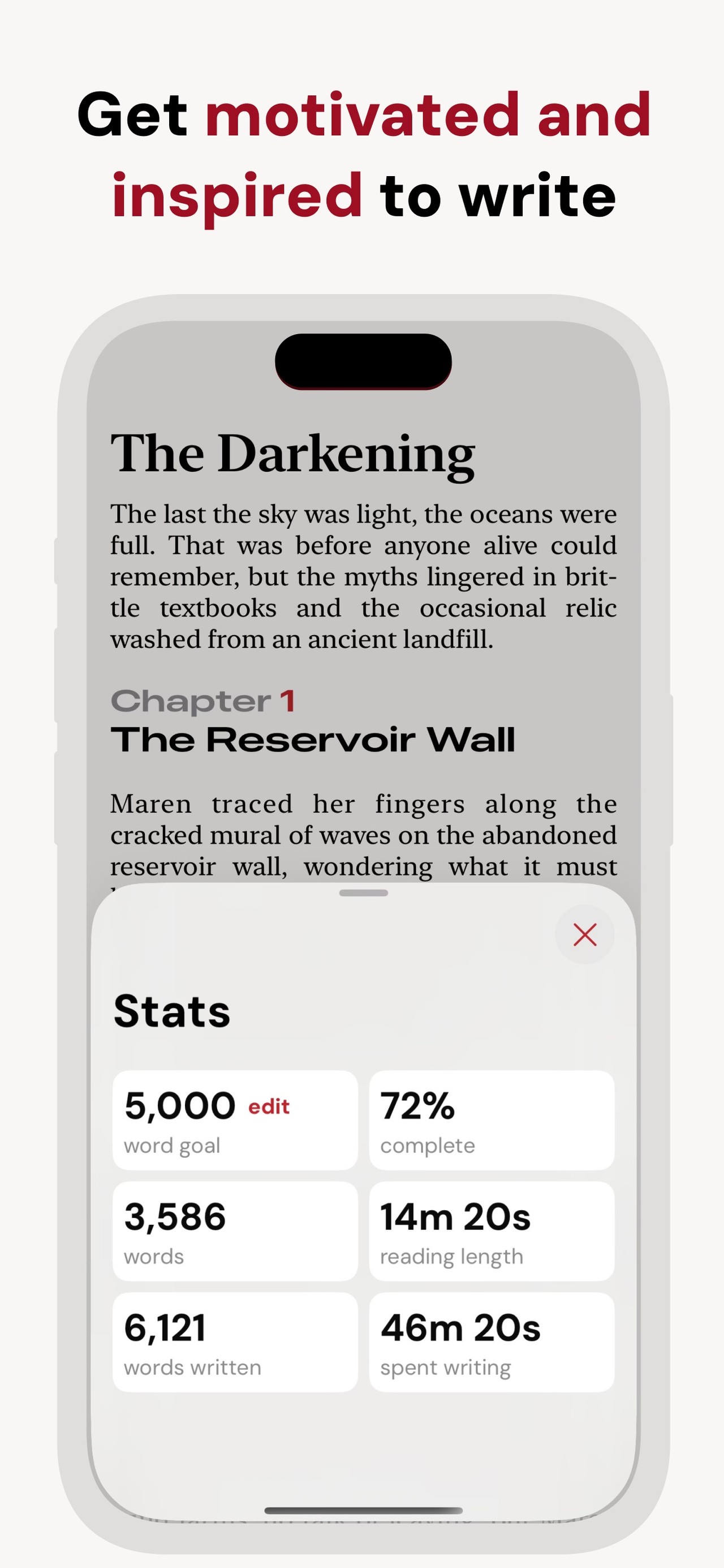 Werdsmith: Writing App iPhone screenshot 5