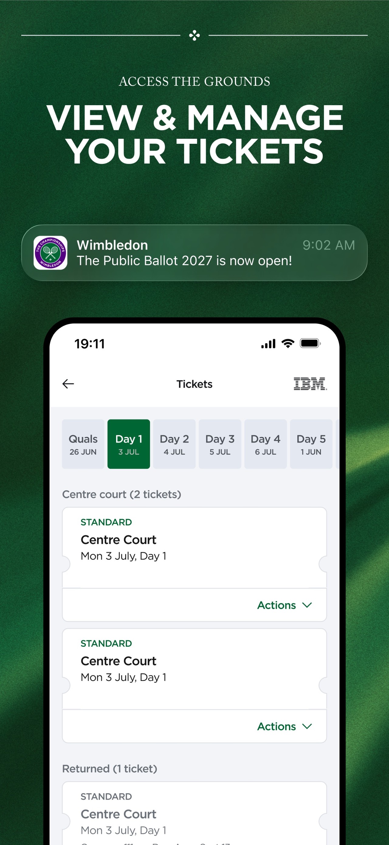 Wimbledon 2026 iPhone screenshot 5