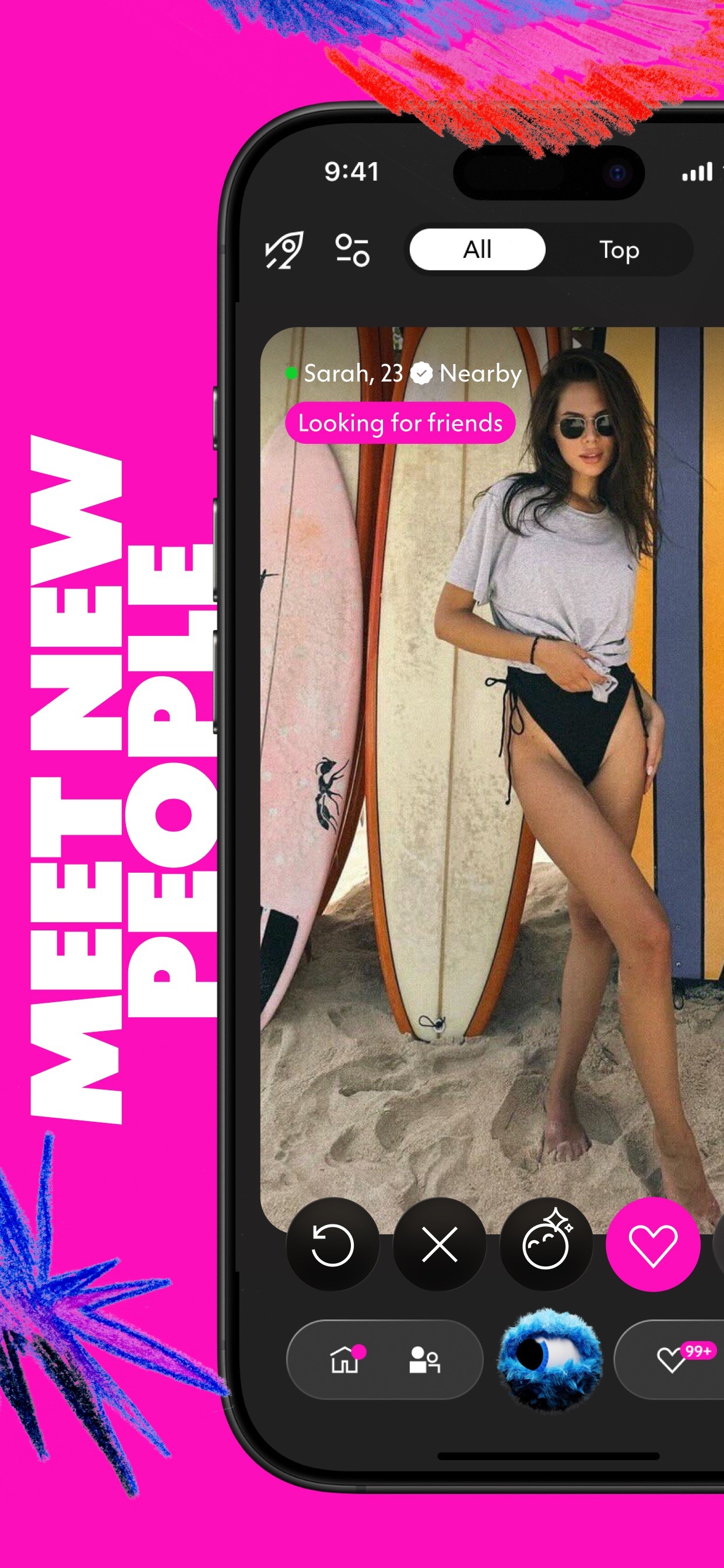 Wink Dating: Meet, Chat & Date iPhone screenshot 1