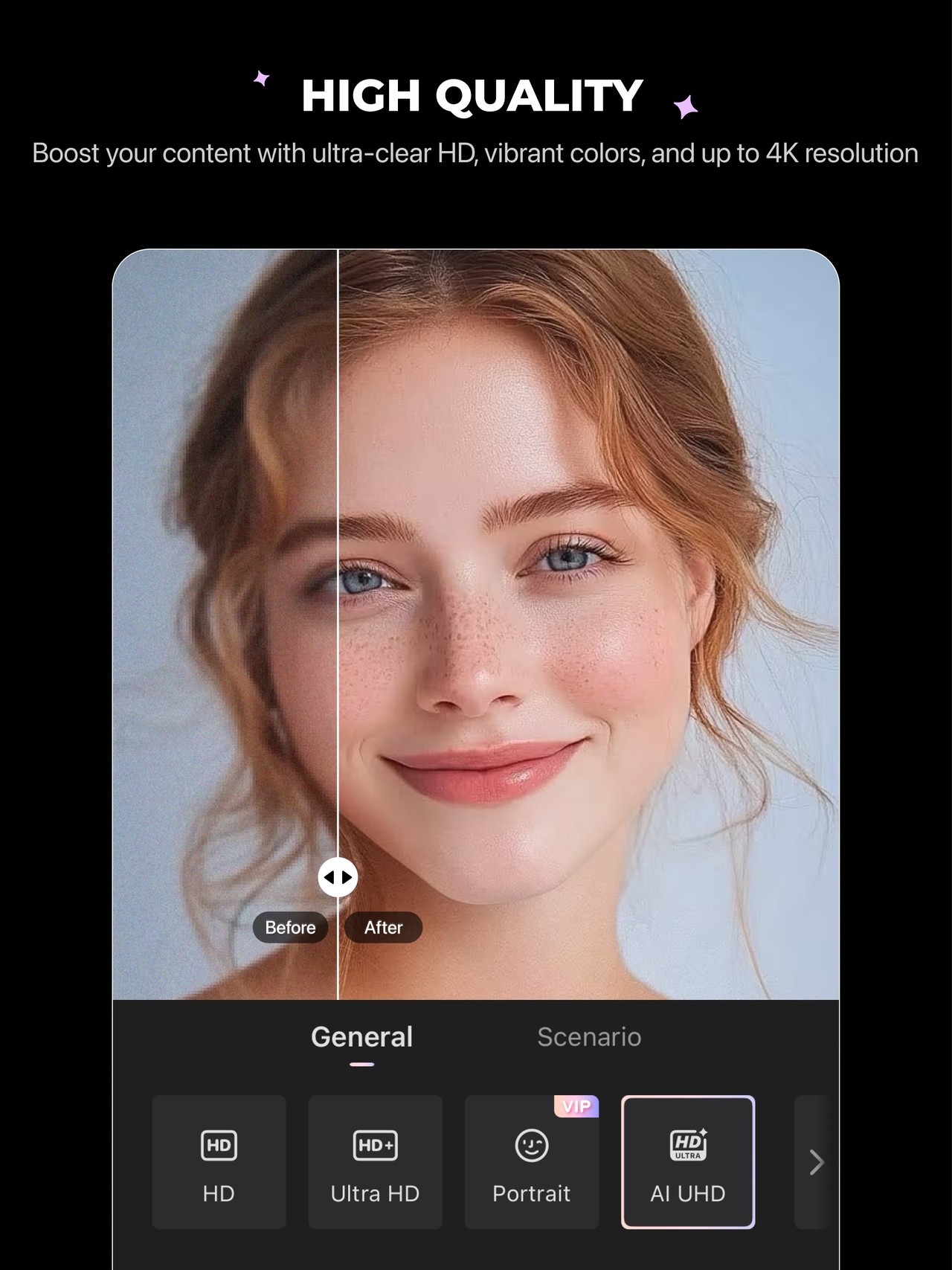 Wink: Video Enhancer & Editor iPad screenshot 1