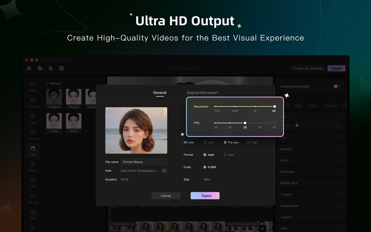 Wink: Video Enhancer & Editor Mac screenshot 2