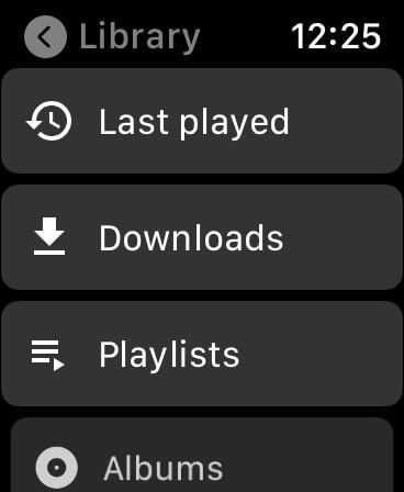 YouTube Music Apple Watch screenshot 3