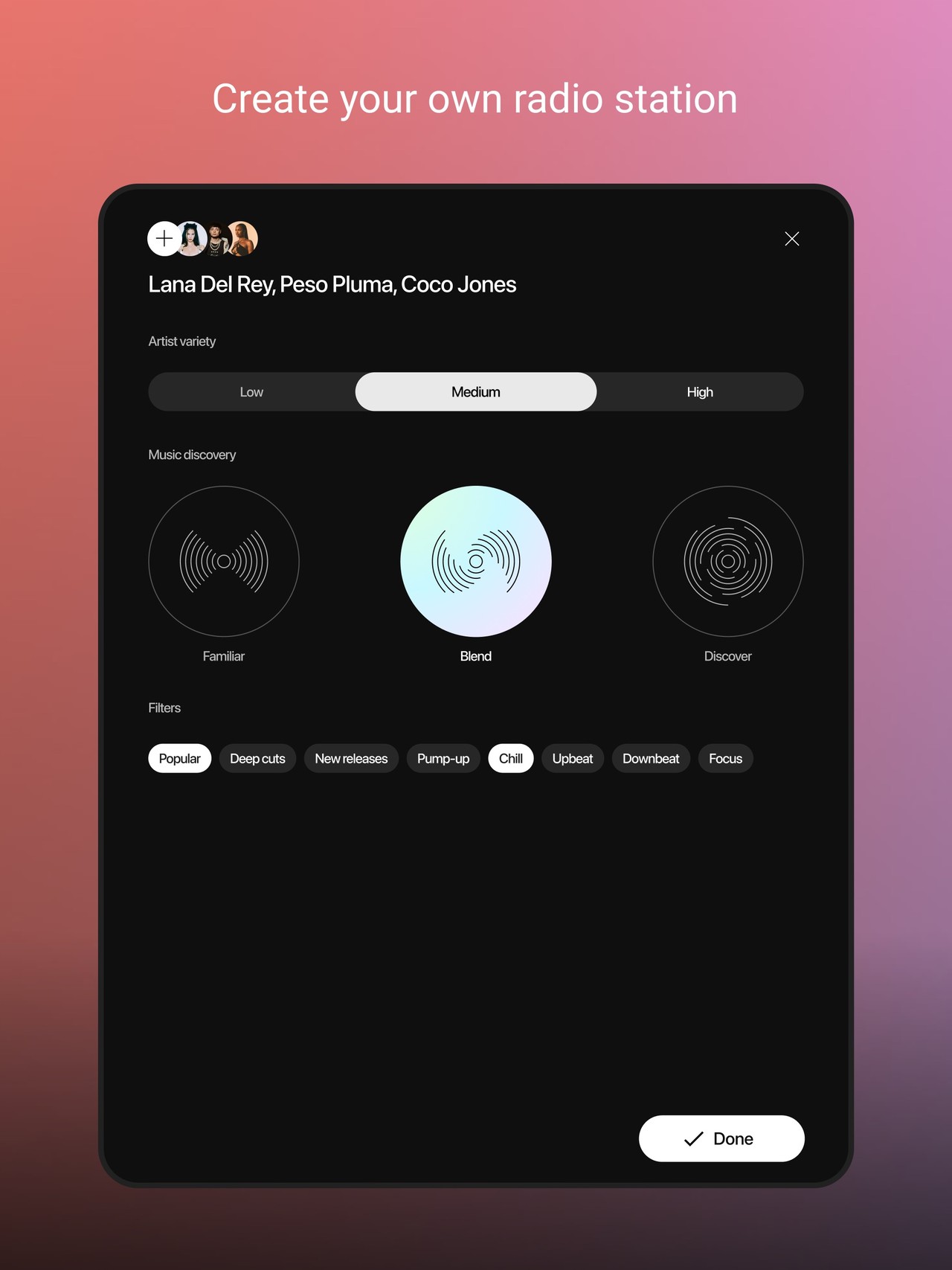 YouTube Music iPad screenshot 2
