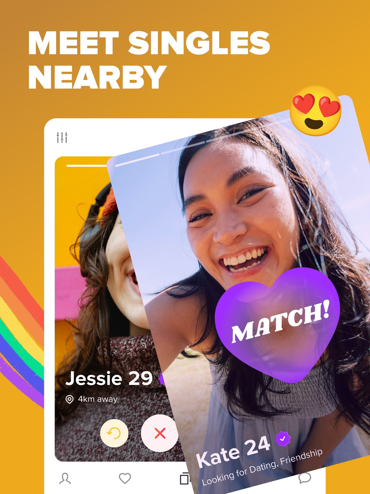 Zoe: Lesbian Dating & Chat iPad screenshot 2