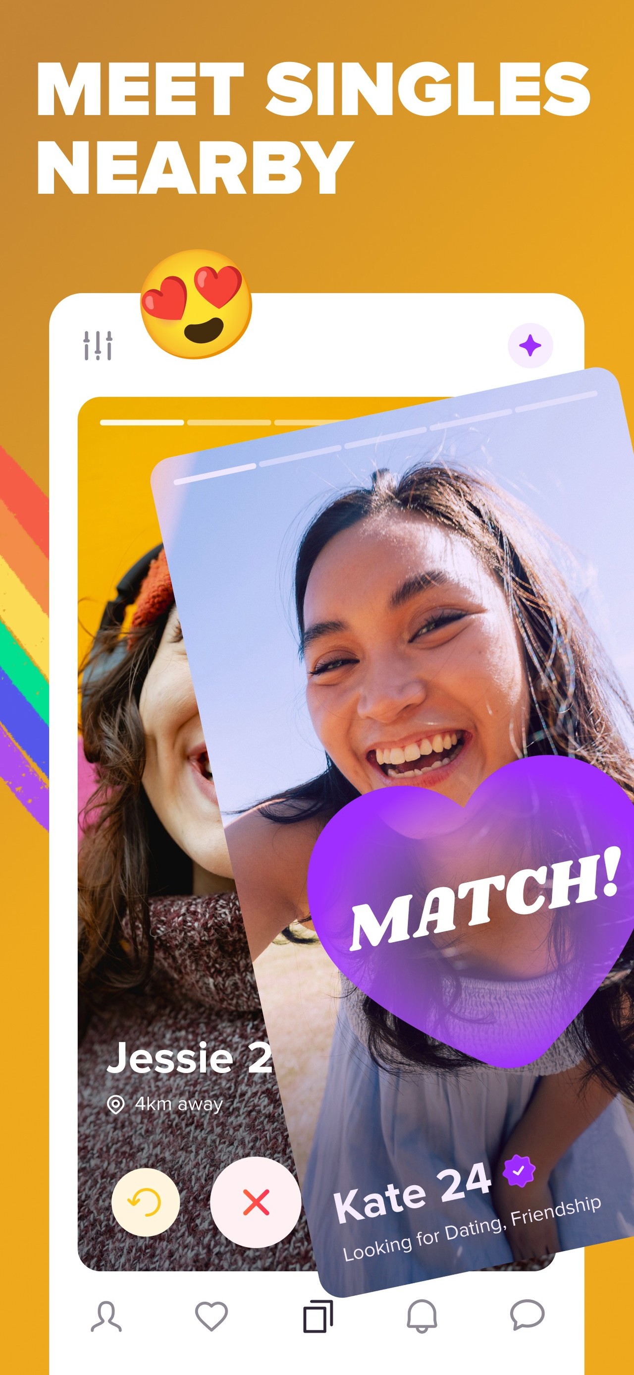 Zoe: Lesbian Dating & Chat iPhone screenshot 2