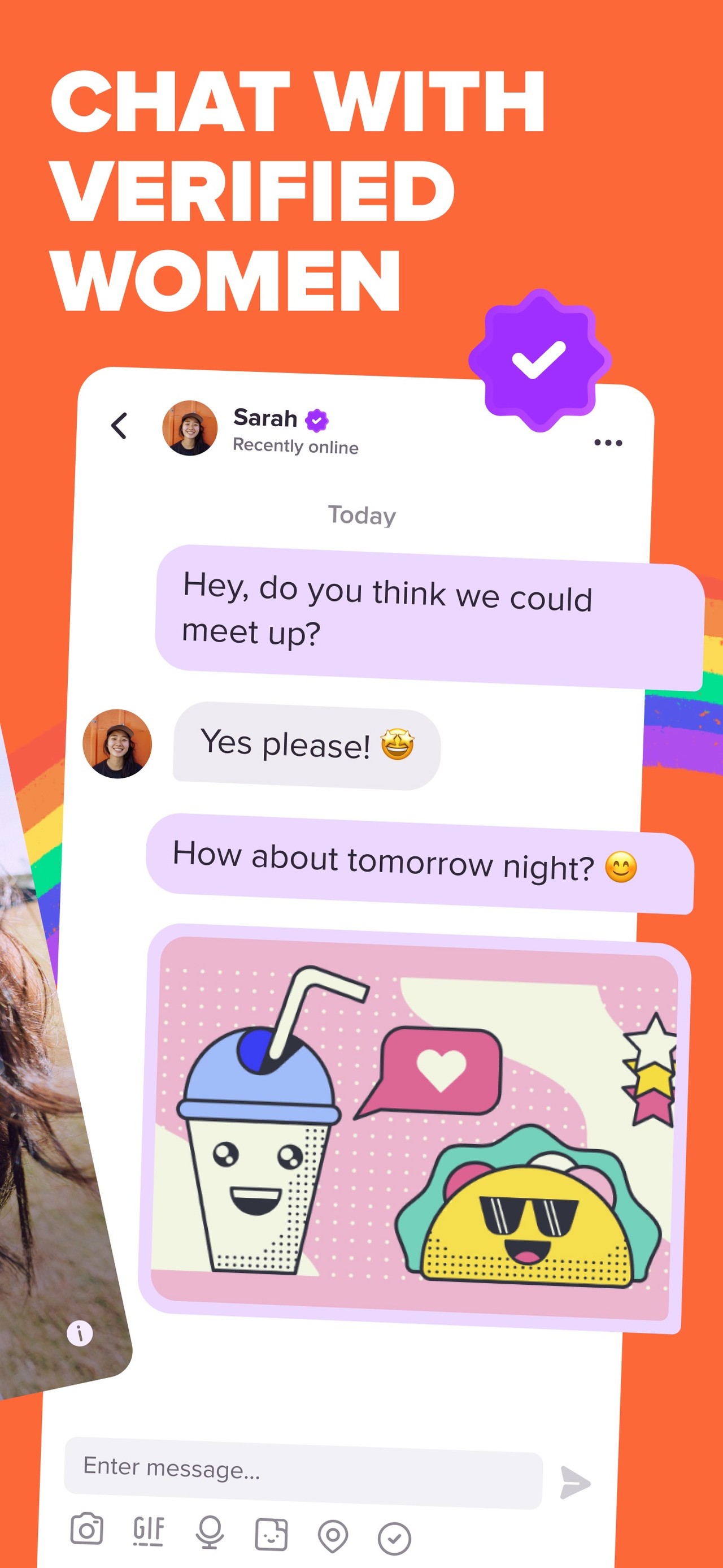 Zoe: Lesbian Dating & Chat iPhone screenshot 3