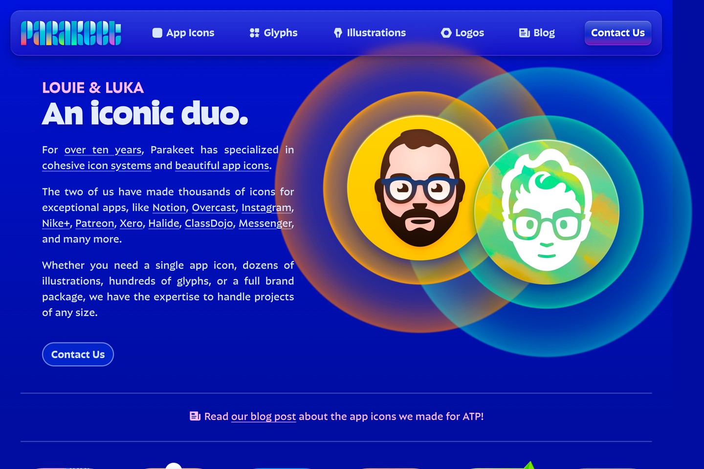 Parakeet website preview