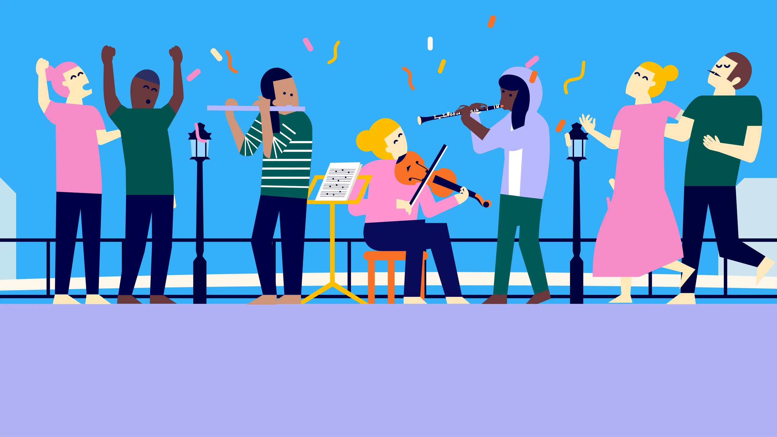 音楽を楽しもう landscape event card