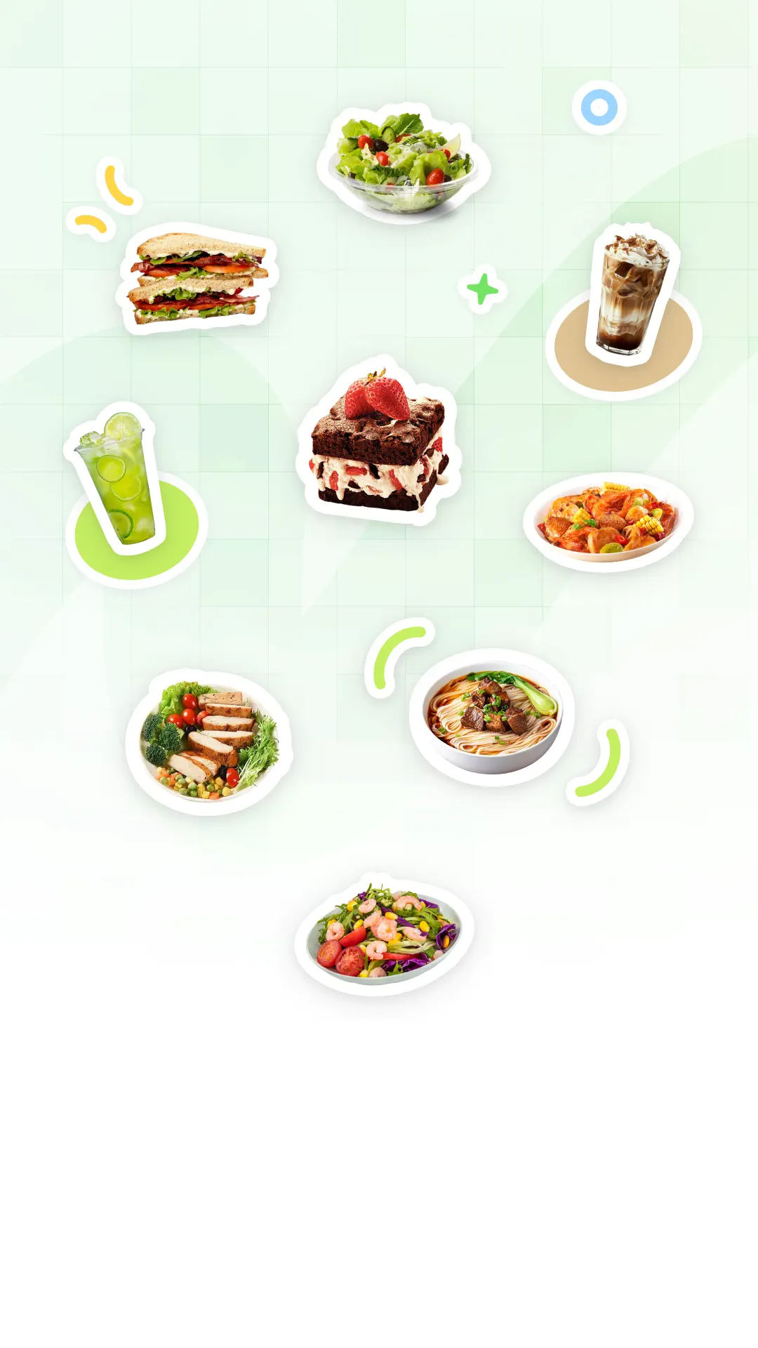 Food Stickers Are Here! portrait event card