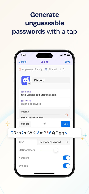 1Password app screenshot 3