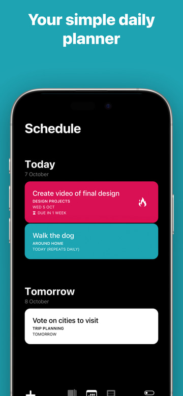 Actions app screenshot 1