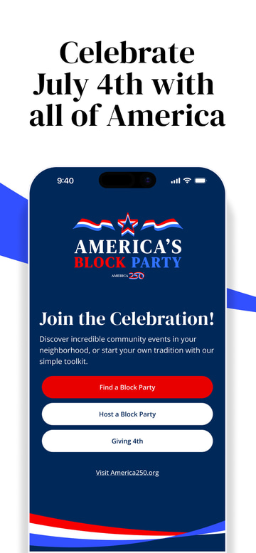 America’s Block Party app screenshot 1