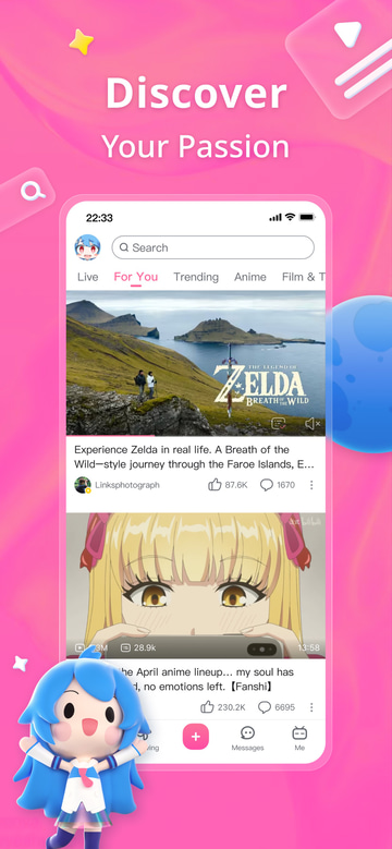 bilibili app screenshot 1