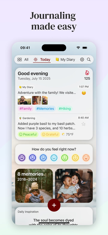 Diarly app screenshot 2