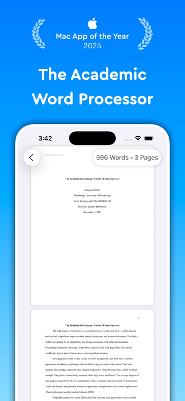 Essayist app screenshot 1