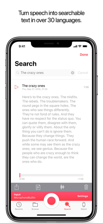 Just Press Record app screenshot 3