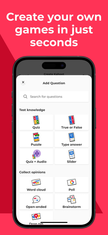 Kahoot! Play & Create Quizzes app screenshot 3