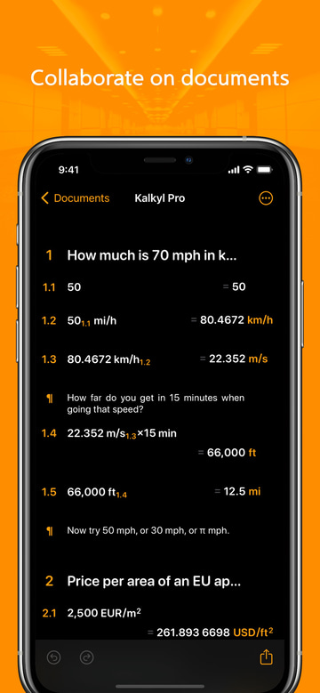Kalkyl app screenshot 2