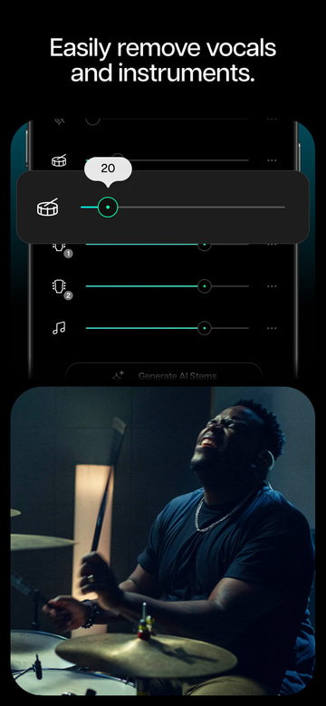 Moises app screenshot 2