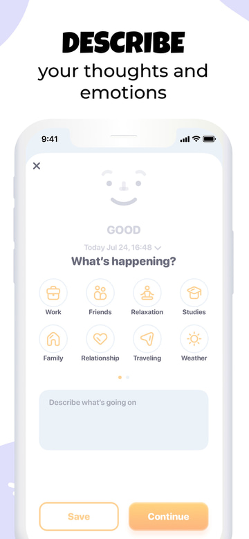 Moodnotes app screenshot 3