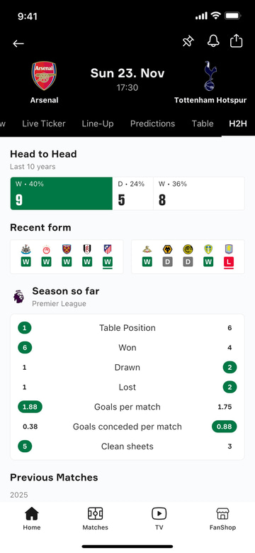 OneFootball app screenshot 3