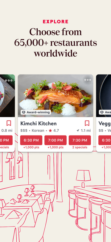 OpenTable app screenshot 2