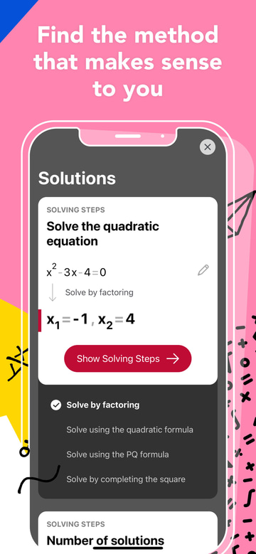 Photomath app screenshot 2