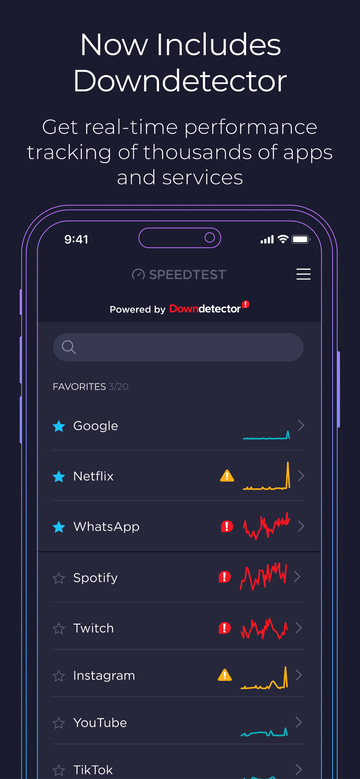 Speedtest by Ookla app screenshot 2