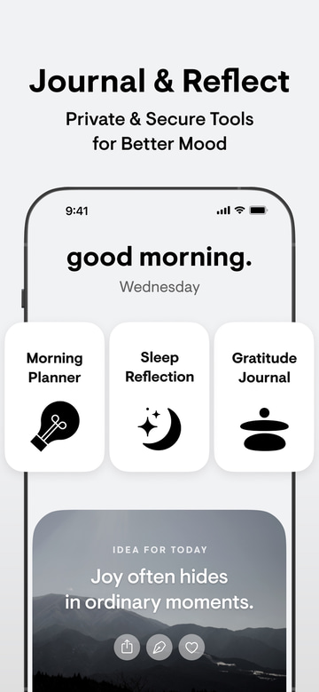 stoic. journal & mental health app screenshot 2