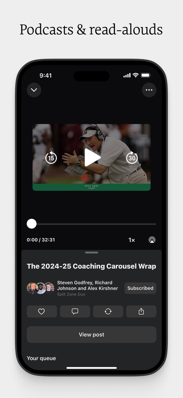 Substack app screenshot 3