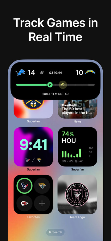 Superfan app screenshot 3