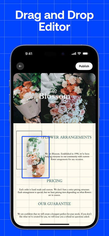 Universe Website Builder app screenshot 2
