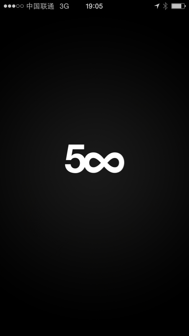 500px app screenshot
