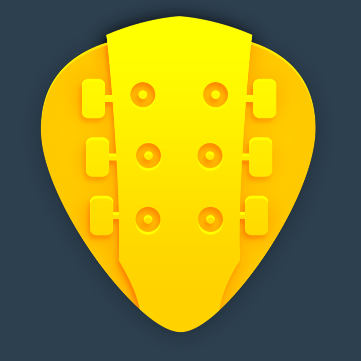 DoubleTune app icon with a yellow soft 3D shield design featuring a shield.