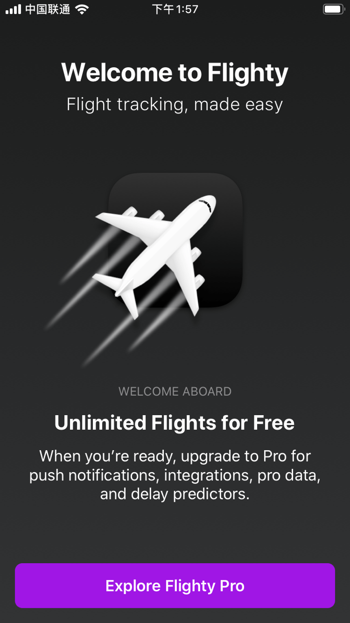 Flighty app screenshot